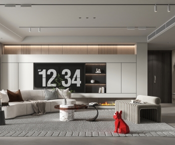 Modern A Living Room-ID:236581093