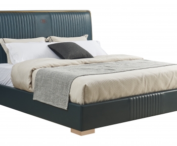 Modern Double Bed-ID:428077943
