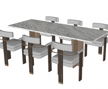 Modern Dining Table And Chairs-ID:859718082