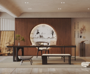 New Chinese Style Tea House-ID:791435968