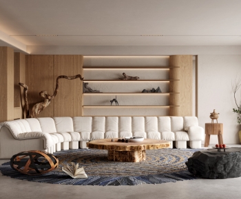 Wabi-sabi Style A Living Room-ID:357661966