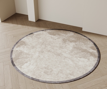 现代圆形地毯-ID:841974978