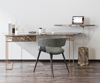 Modern Computer Desk And Chair-ID:707546951