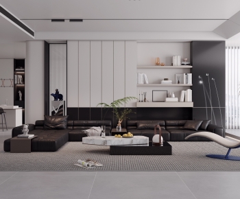 Modern A Living Room-ID:668934118