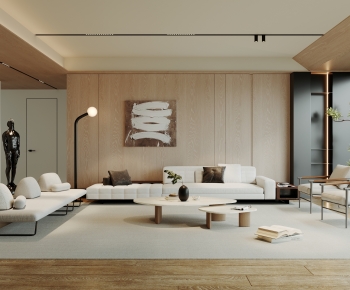 Wabi-sabi Style A Living Room-ID:673721087