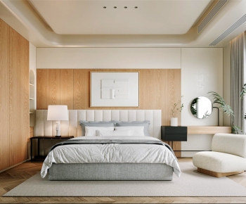 Wabi-sabi Style Bedroom-ID:425615072