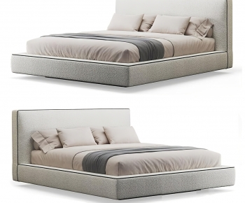 Modern Double Bed-ID:670538907
