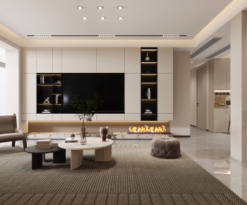 Modern A Living Room-ID:404664997