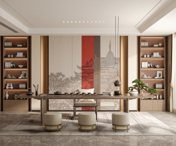 New Chinese Style Tea House-ID:778846034