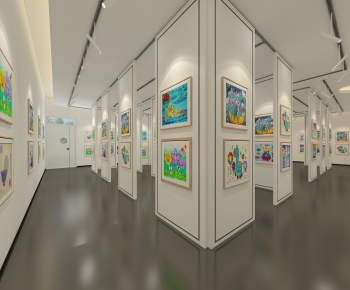 Modern Exhibition Hall-ID:186213978