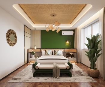 Southeast Asian Style Bedroom-ID:222254042