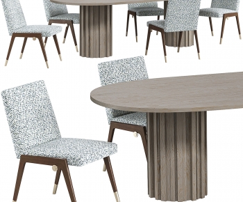 Modern Dining Table And Chairs-ID:287389997