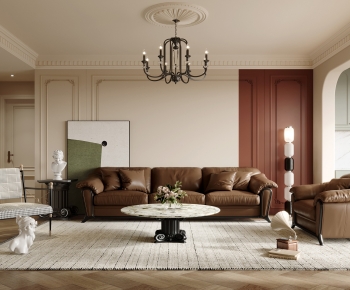 French Style A Living Room-ID:598794948