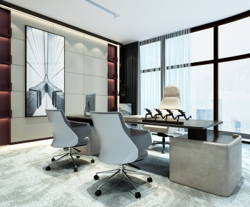 Modern Manager's Office-ID:848064905
