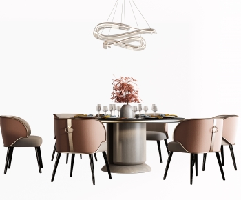 New Chinese Style Dining Table And Chairs-ID:250664951