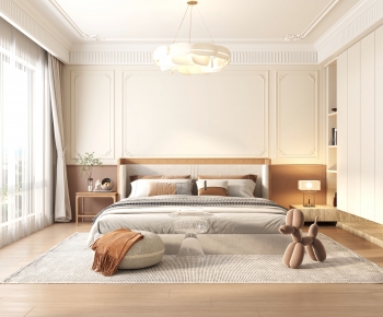 Modern French Style Bedroom-ID:272576091