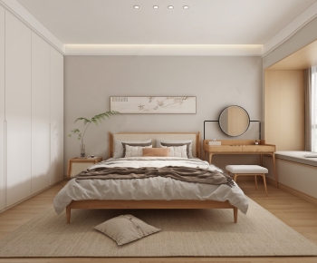 Japanese Style Bedroom-ID:826925048