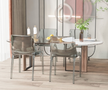 Modern Dining Table And Chairs-ID:847495089