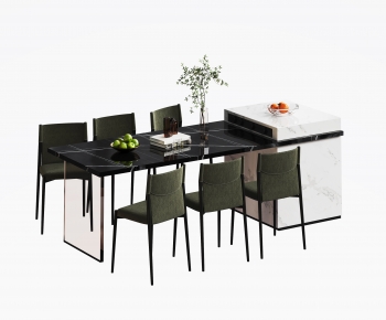 Modern Dining Table And Chairs-ID:422295091