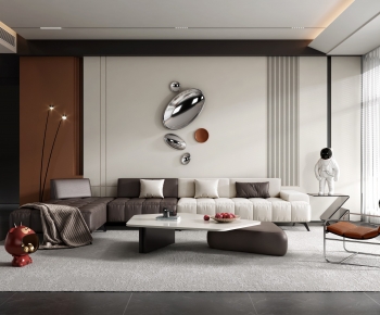 Modern A Living Room-ID:642297985