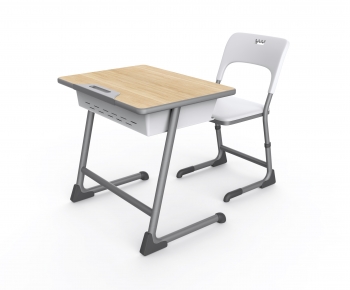 Modern Computer Desk And Chair-ID:218620325