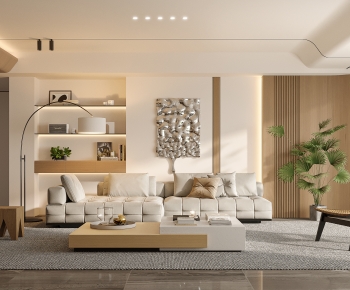 Modern A Living Room-ID:964582921