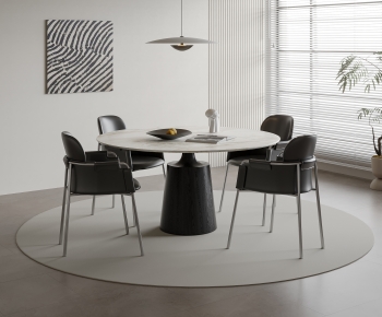 Modern Dining Table And Chairs-ID:136434084