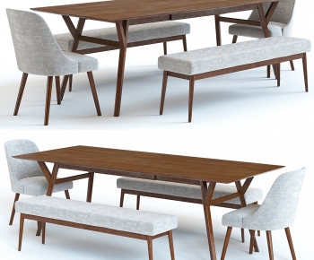 Modern Dining Table And Chairs-ID:682264095