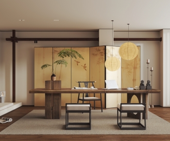 New Chinese Style Study Space-ID:871253017