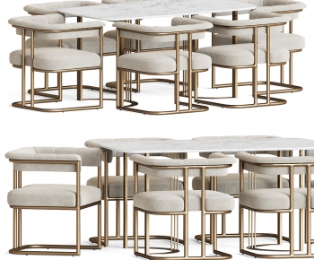 Modern Dining Table And Chairs-ID:943809038