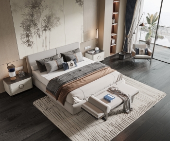 New Chinese Style Bedroom-ID:145898107