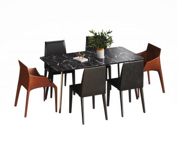 Modern Dining Table And Chairs-ID:683999069