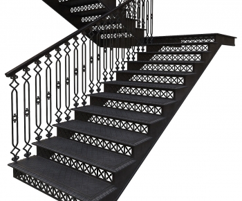 Simple European Style Stair Balustrade/elevator-ID:208220011