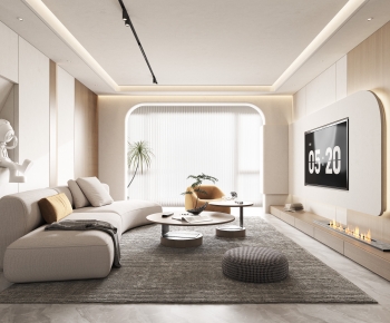 Wabi-sabi Style A Living Room-ID:616009009