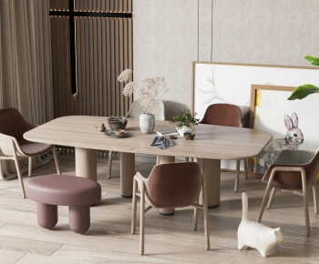 Modern Dining Table And Chairs-ID:148736006