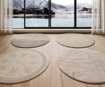 Modern Circular Carpet-ID:489048968