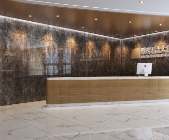 Modern Office Reception Desk-ID:505733012