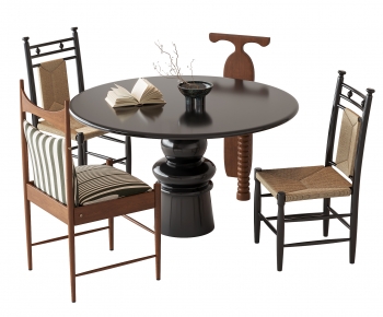 Modern Dining Table And Chairs-ID:376095067