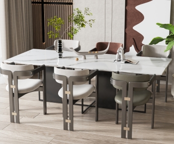 Modern Dining Table And Chairs-ID:302525048