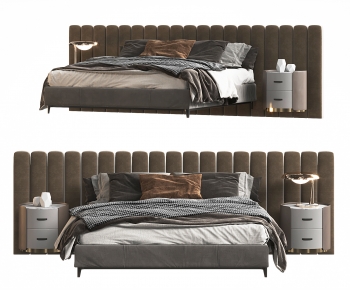 Modern Double Bed-ID:654428961