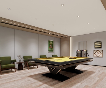 Modern Billiards Room-ID:734559062