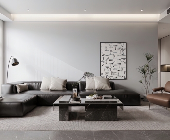 Modern A Living Room-ID:829125888