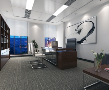 Modern Manager's Office-ID:676419976