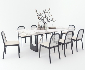 Modern Dining Table And Chairs-ID:410955918