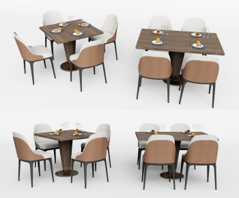 Modern Dining Table And Chairs-ID:838489544