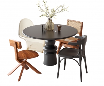 Modern Dining Table And Chairs-ID:790034069