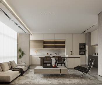 Modern Wabi-sabi Style A Living Room-ID:822096111