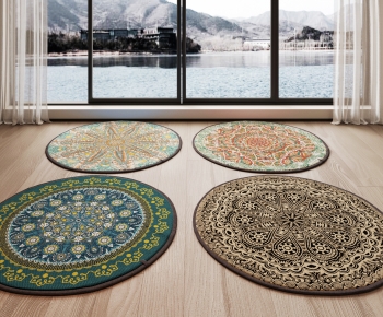 Modern Circular Carpet-ID:248373993