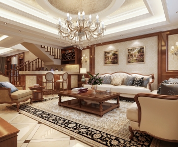 European Style A Living Room-ID:925303947