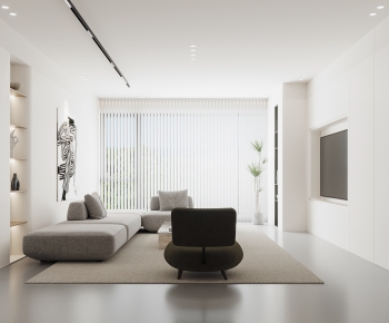 Modern A Living Room-ID:718692062